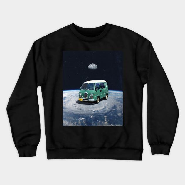 TRAVELING THE WORLD. Crewneck Sweatshirt by LFHCS